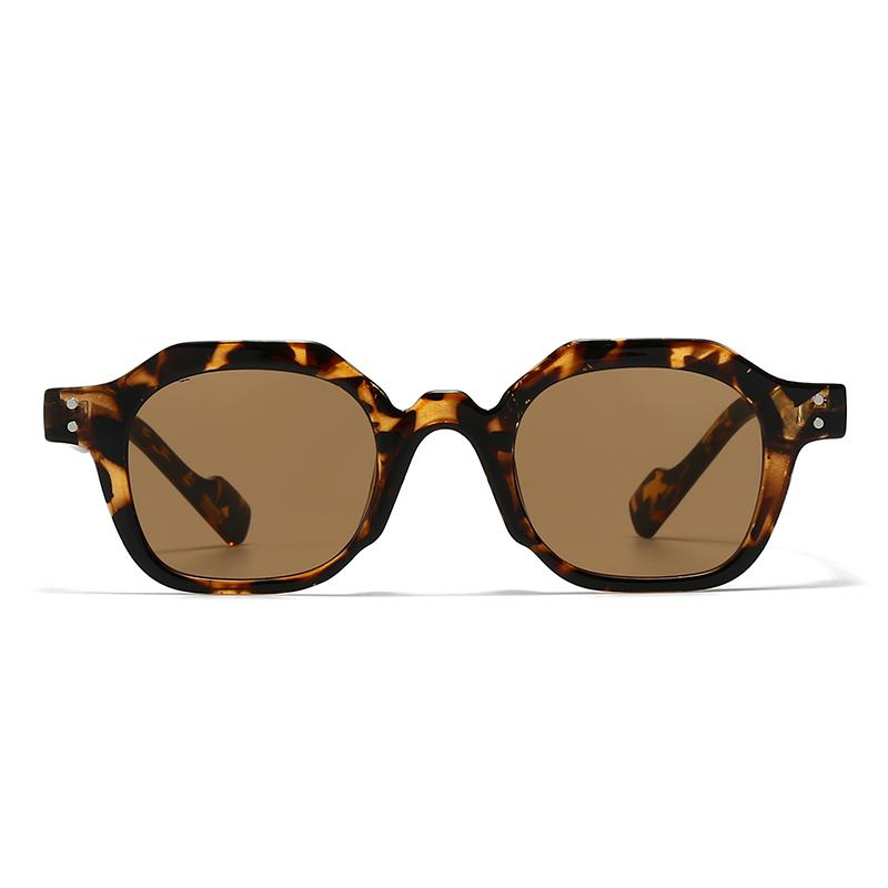 European And American  Trendy Street Style Retro Artistic Acrylic Insert Sunglasses Modern Charm Ins Sunglasses 28067