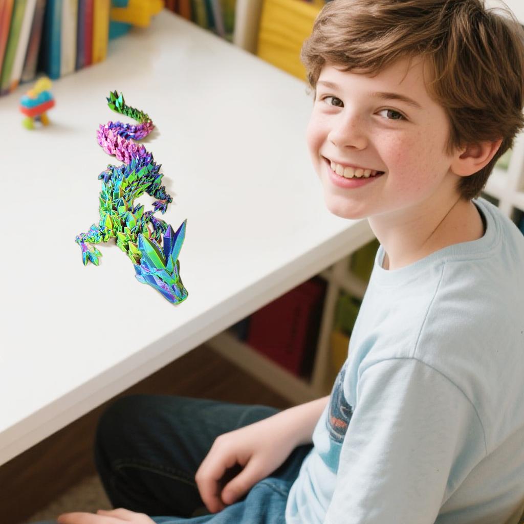 3D Printed Wyvern , Articulated 3D Dragon Toy, 3D Printed Toy Dragon, Dragon Toy Dragon