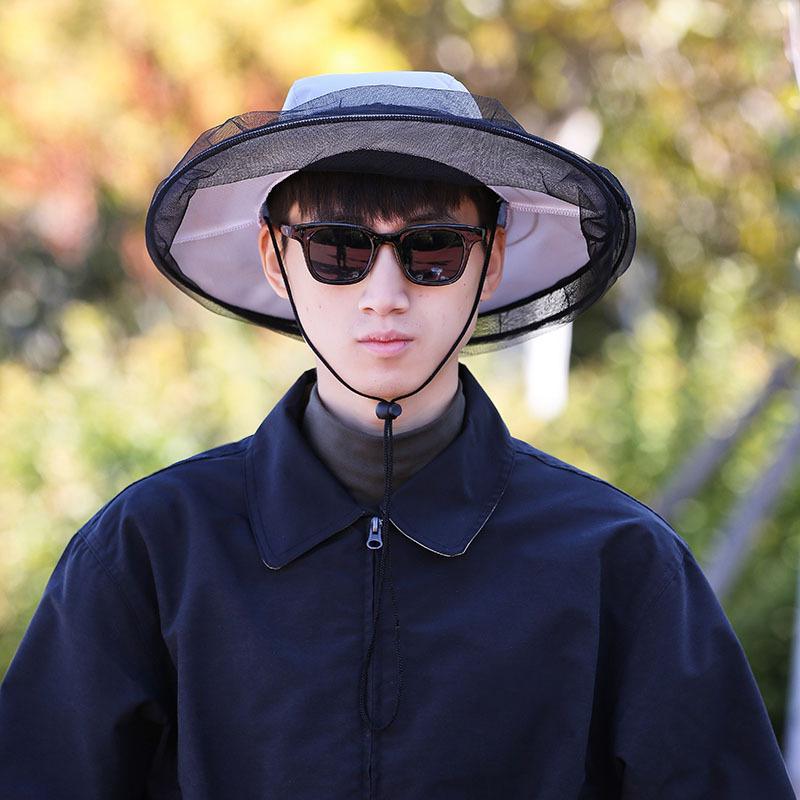 Pánské kšiltovky Čepice proti slunci Léto Venkovní Prodyšné Maskování Hmyz Síťka proti komárům Příslušenství