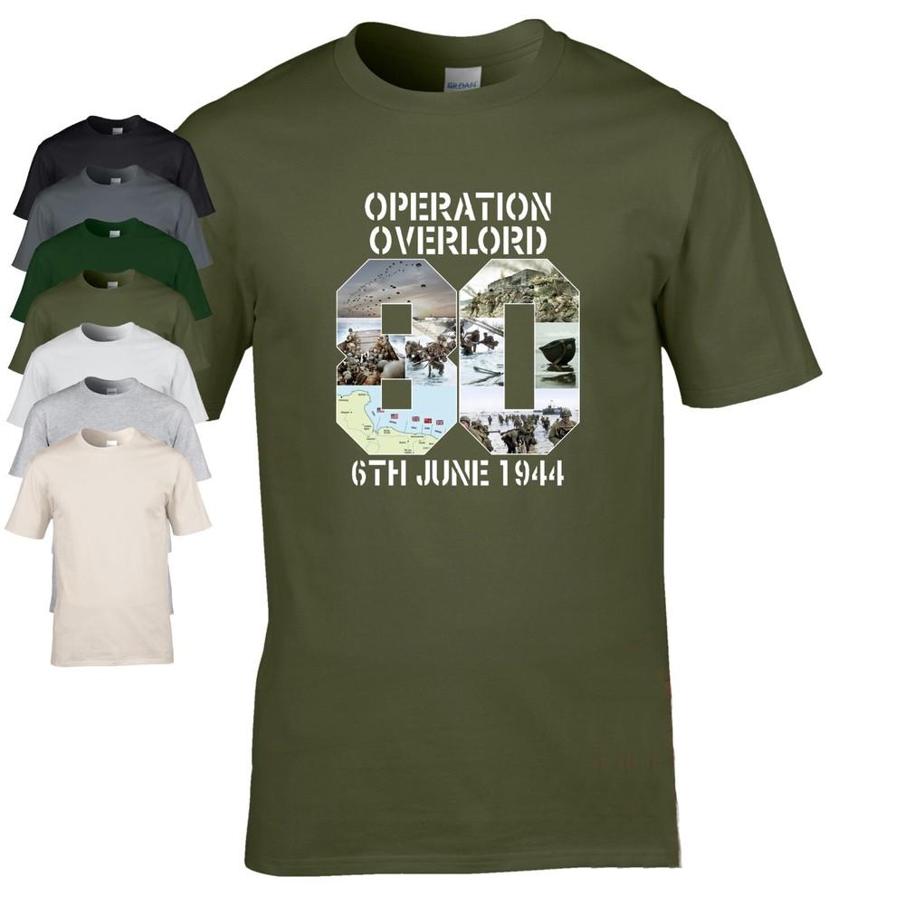 Operación Overlord Camiseta 80th Aniversario Día D June 6th 1944 WW2 Normandía