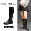 Customized 2025 Leather Knight Boots Women's British Style Boots Autumn and Winter Martin Boots But Knee High Boots