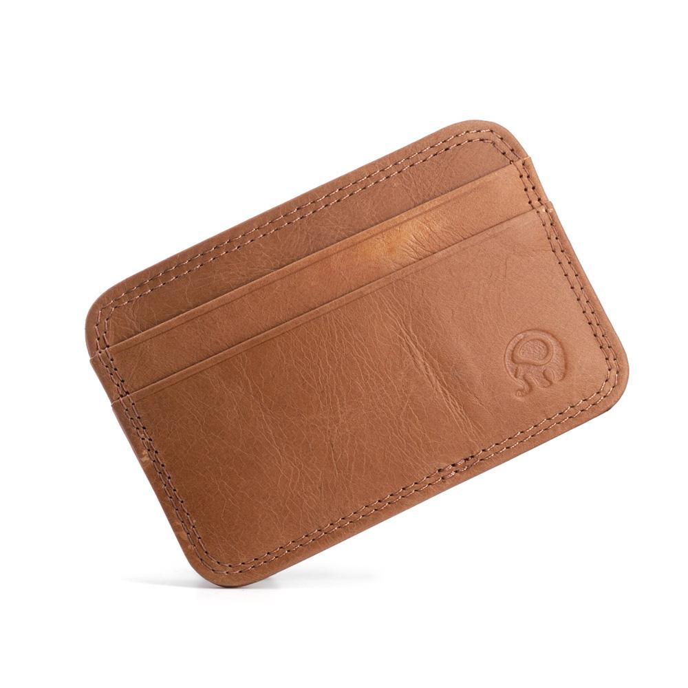 Leather Mens Business Card Holder Wallet Credit Card Personalised  Leather Card Case Sleeves Wallet and Holder