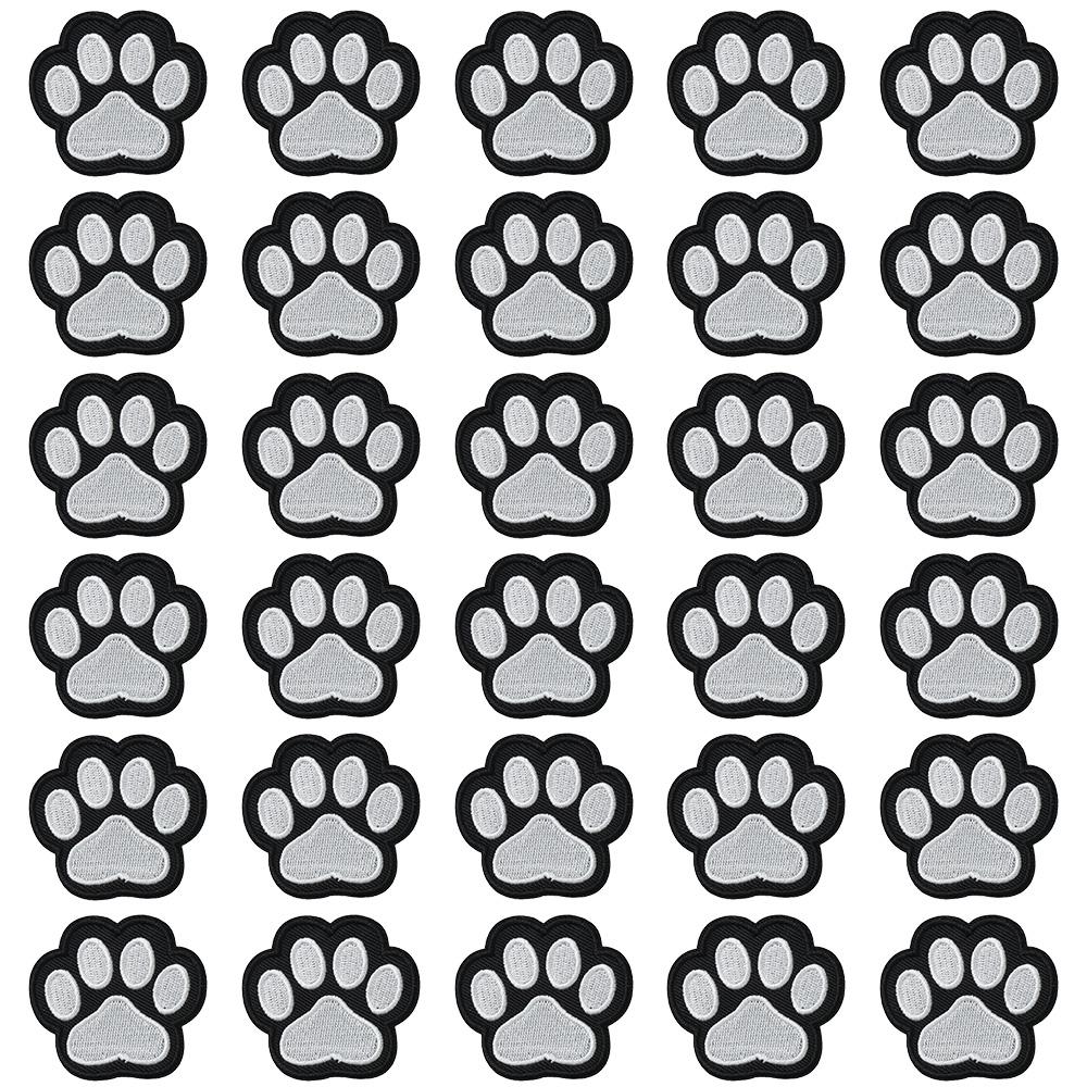 

Нетканые материалы, собачья лапа, вышитые термоплавким клеем, джинсы с нашивками в виде животных