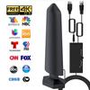 Amplified Indoor TV Antenna 400+ Mile Range HD-Compatible Channels With Amplified Signal Receiver Digital Antenna