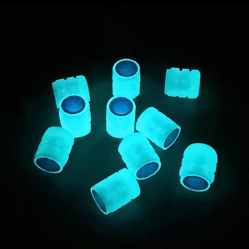 4-20PCS Luminous Car Tire Valve Cap Fluorescent Night Glowing Decor Motorcycle Bike Wheel Nozzle Dustproof Tyre Valve Stem Caps Stem Caps1