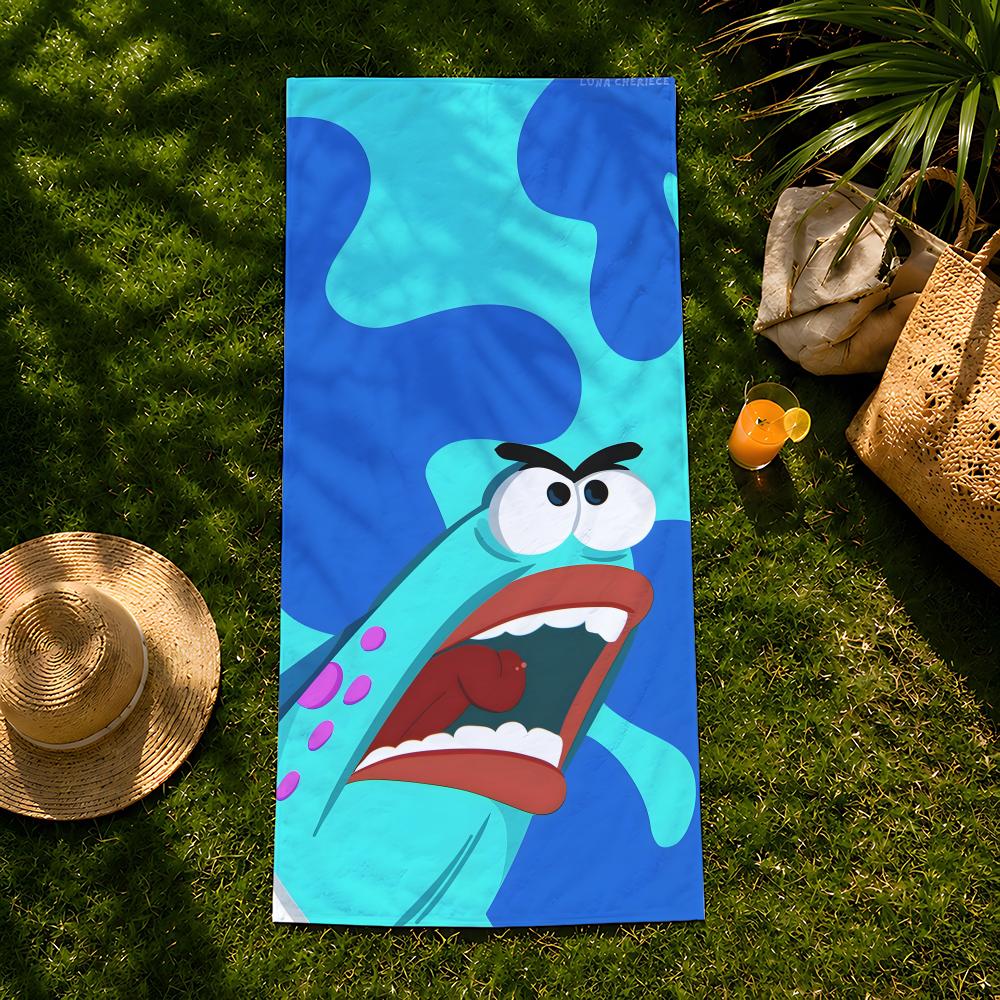 Art cartoon a-abstract F-Fish Towel beach towel, quick drying absorbent bath towel for Swim,Gym,Camping,Outdoor