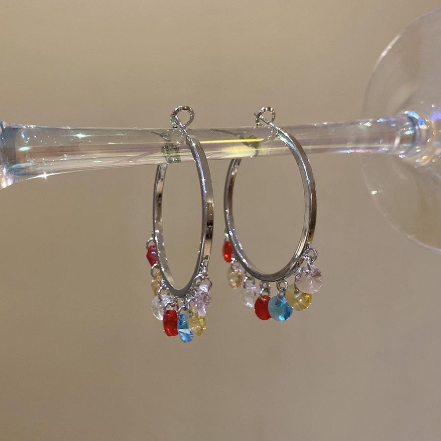 Geometric Double-layer Earrings, European and American Personality Trend Earrings, Casual Versatile Earrings, Niche