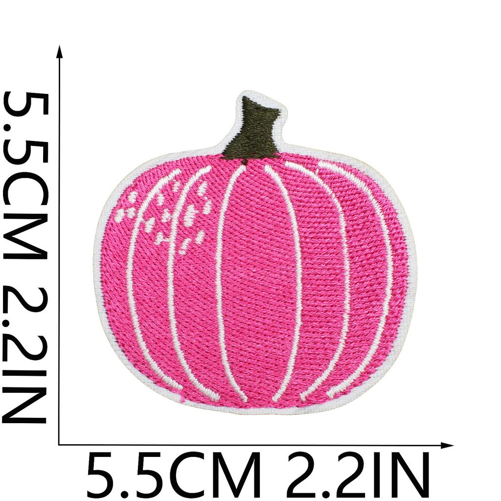 Ghost Embroidery Cloth Sticker Halloween Piao Ghost Patch Sticker Festive Atmosphere Dress Up Embroidery Label Pumpkin Spider Web