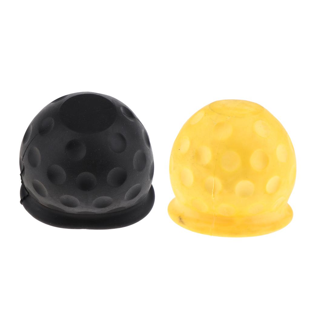 Universal 50mm Tow Ball Cover Caps Towing Hitch for Trailer 2pc