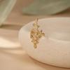 Branch Leaf Ear Cuff Non Pierced Hypoallergenic Vintage Copper Ear Clip Jewelry for Prom Party Wear