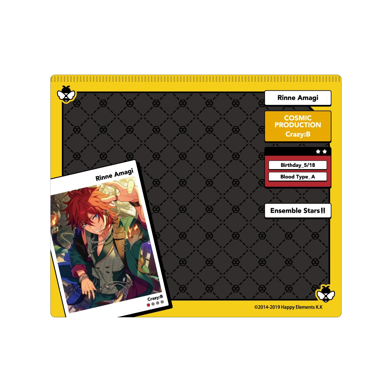 

Algernon Product Ensemble DECOPAD Амаги Риннэ В150 х Ш180мм ПП Stars!! том 4 Прибл.