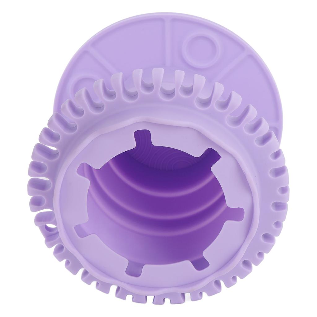 Paint Brush Cleaner Silicone Makeup Brush Washer Multifunctional Foldable Makeup Brush Cleaning Bowl