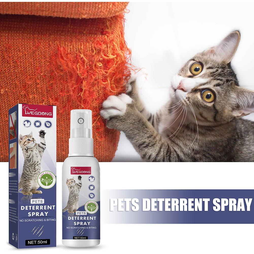 Chewing Training Spray Natural Scratching Training Aid Spray No Stimulation Orange Fragrance Portable Sofa Furniture Protectors
