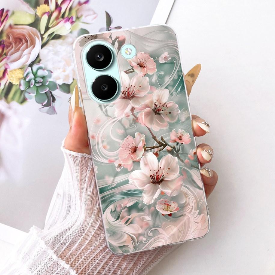 Case For Xiaomi Poco X8 Pro Max Cover Popular Flower Soft Silicone Transparent TPU Bumper For Xiaomi Poco X8 Pro X8ProMax Fundas