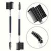 2-Piece Set Of 3-In-1 Professional Eyebrow And Eyelash Shaping Tools - Double-Ended Brush, Used For Curling Eyelashes For A Long, Beautiful Lash Curl