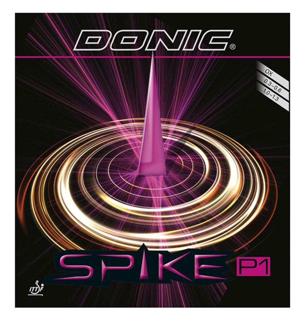 DONIC Table Tennis Spikes P1 Rubber Black AL073 High-Grain 0.3