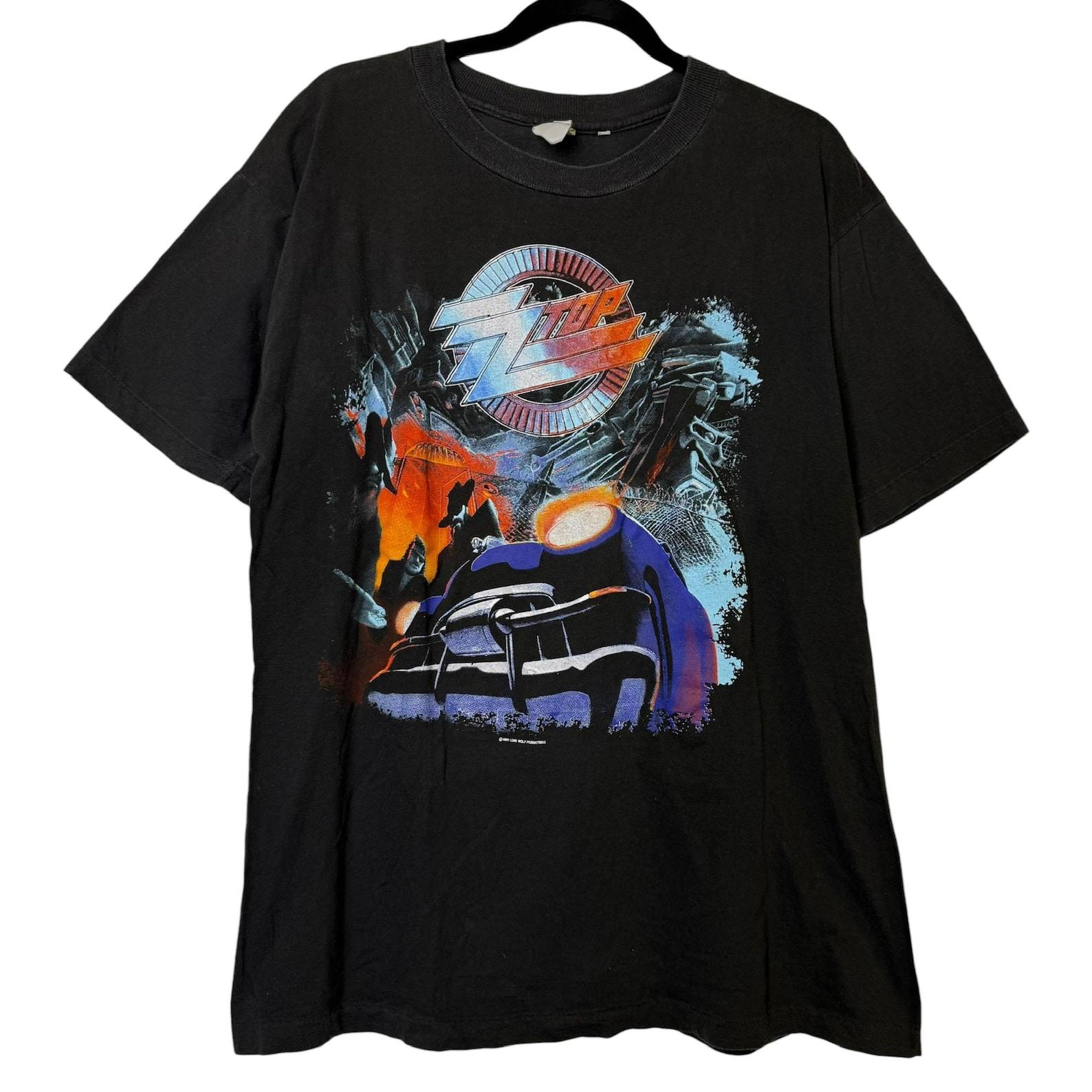 1990 ZZ Top Tour T shirt Sz L (B401) M