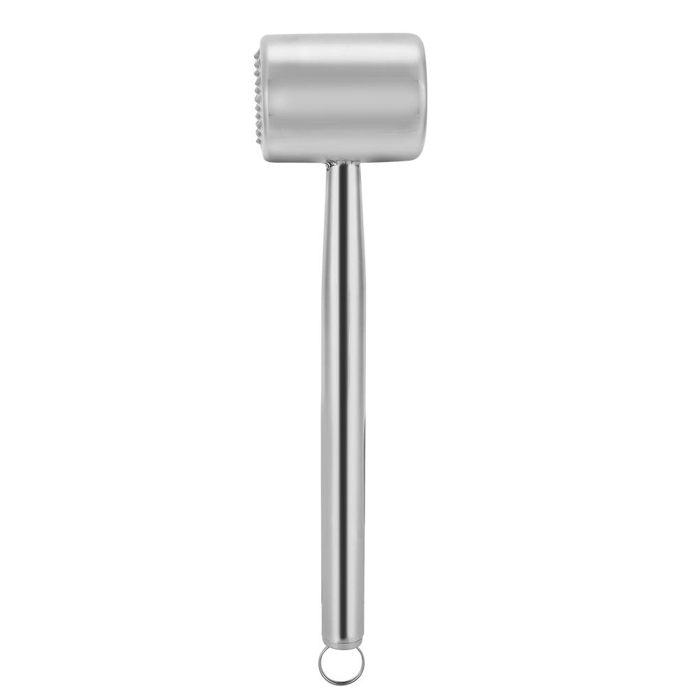 Rustfritt Stål Mørningshammer Kjøtthammer Dobbeltsidig Kjøttkølle Kjøkkenverktøy