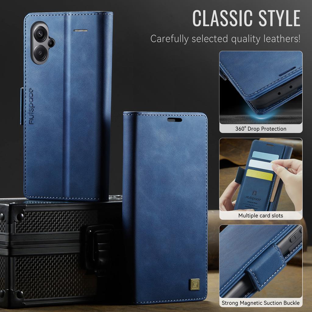 For Xiaomi Redmi Note 13 Pro+/ Redmi Note 13 Pro Plus 5G Wallet Case with Card Slots & Kickstand, 360° Protection Leather Case