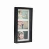 Ramka Na 3 Zdjęcia 10X15 Galeria 3D Głęboka Shadow Box 18X35Cm Czarna