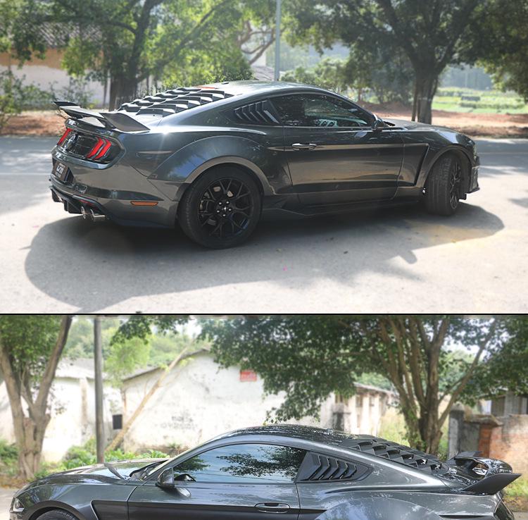 15-23 Ford Mustang Flowing Water Trunk Spoiler Modification.
