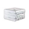 Refrigerator Drawer Type Egg Storage Box Transparent Thickened 32 Grid Egg Box Food Grade Double Layer Can Be Stacked Fresh-keeping Box
