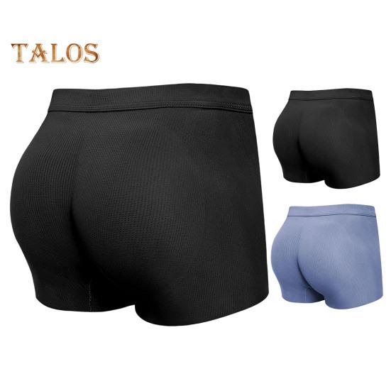 Bielizna Fake Ass 3D Design Bezśladowy efekt Średni stan Jednolity kolor Bokserki U-convex Ergonomiczny design Bokserki Majtki