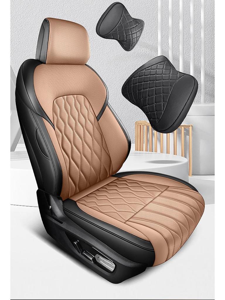 BYD Tang DM Full Leather Car Seat Cushion - Universal, All-Season, Seven-Seat Compatibility