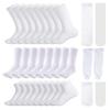 5 Pairs Blank White Sublimation Socks Blank Socks For Sublimation Dye Sublimation Sock Multi Sizes For Teen and Adult