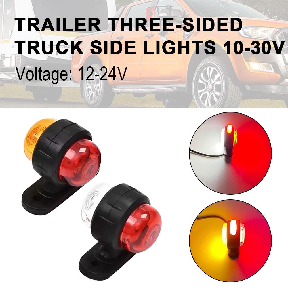 1Pcs Side Led Marker Lights Trailer Truck Lorry Camper Outline Lights 12-24v Side Light Truck LED Indicator Signal Lamp