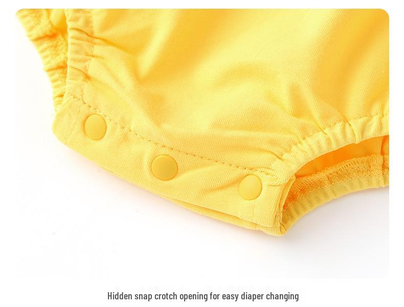 Sommer 2025 Baby Mädchen Prinzessin Strampler: Stilvoller & Leichter Body