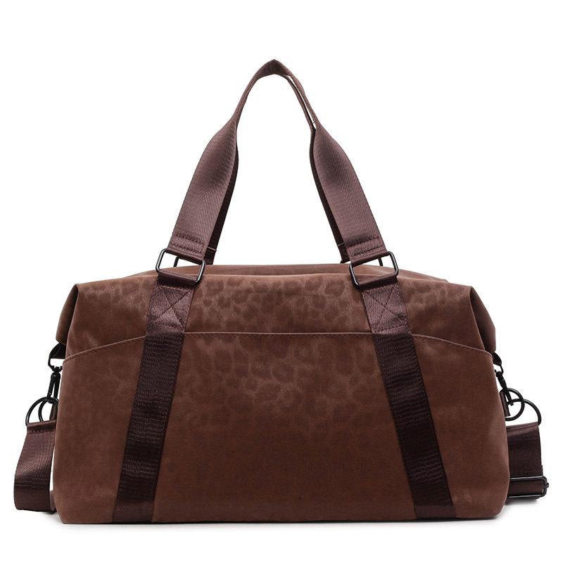 Large Capacity Handheld Travel Bag, Leopard Print Design, Waterproof Luggage Bag, Suitable for Business Trips, Travel, Gym, Storage and Other Purposes
