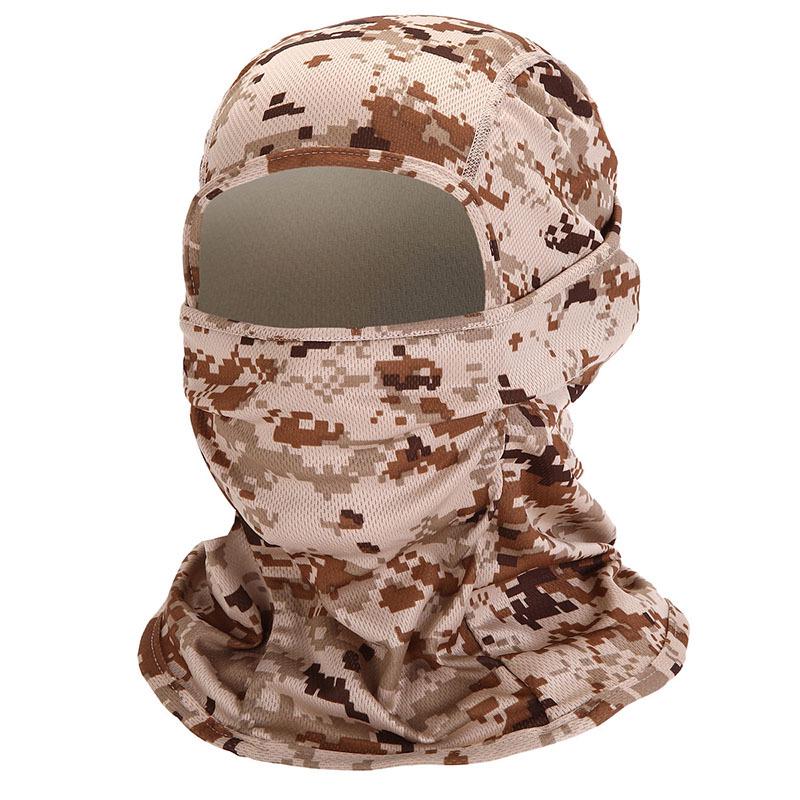 Camo Cycling Mask & Summer Headband: Sun Protection Neck Gaiter for Men & Women