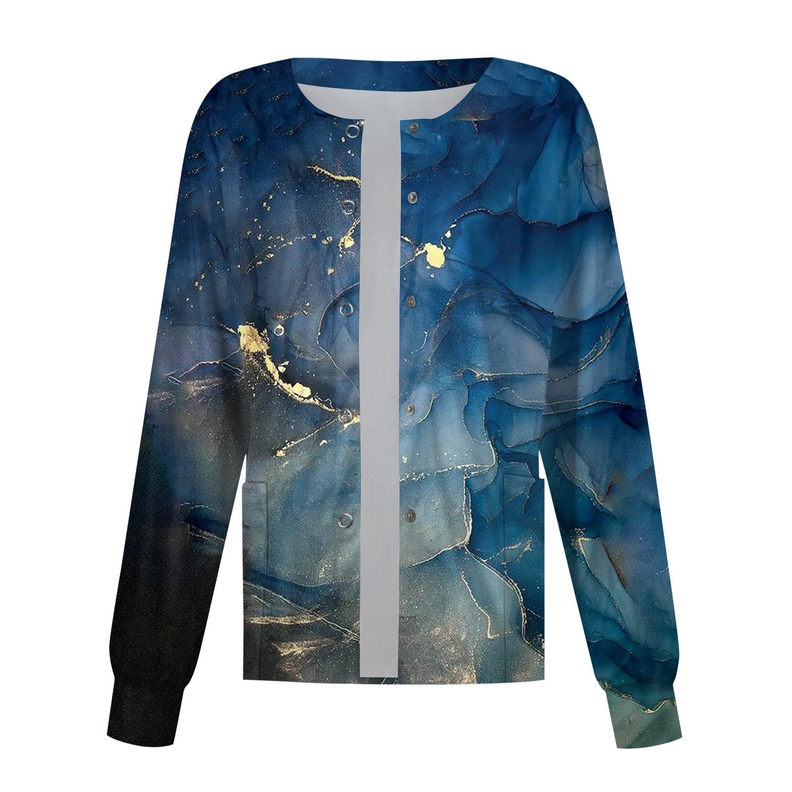 

Женский однобортный защитный комбинезон с длинным рукавом и карманом, рабочий воротник-стойка, кардиган, куртка, топ XL