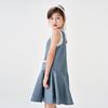 Girl's 2026 Summer Color-Block A-Line Vest Dress