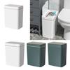 Intelligent Trash Container with Sensors Lid Fashion Automatic Garbage Can for Various Room Placement Trash Bin