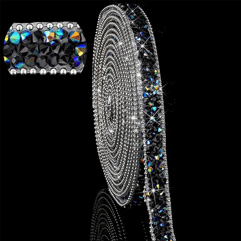 

1/2/3 ярда лента из смолы со стразами самоклеящаяся алмазная лента хрустальный рулон блестящий ремень из смолы с бриллиантами блеск для DIY искусства и ремесла Length 3 Yards