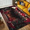 Christmas Decorations Crystal Velvet Chair Mat Area Rug - Non-Slip, Floor Mat, Office Desk Chair Rugs, Bedroom Decor.Christmas Gift-1106153