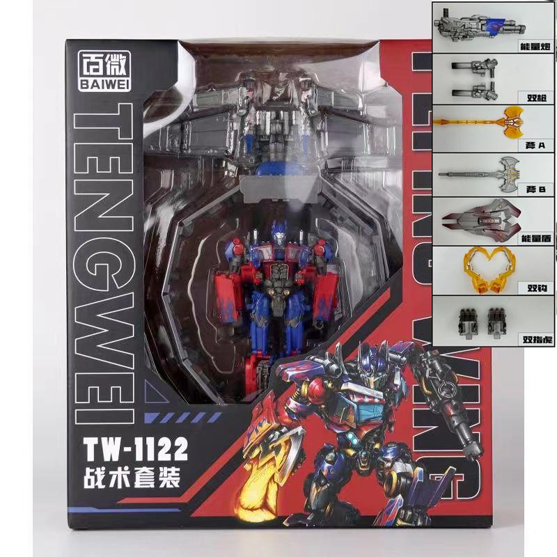 BAIWEI Roboter-Anhänger CY01 Verformungsspielzeug Taktischer Container TW1122 Optimus Commander Actionfigur