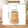 Decorative Handwoven Candle Holder Modern for Wedding Kitchen Indoor Outdoor A