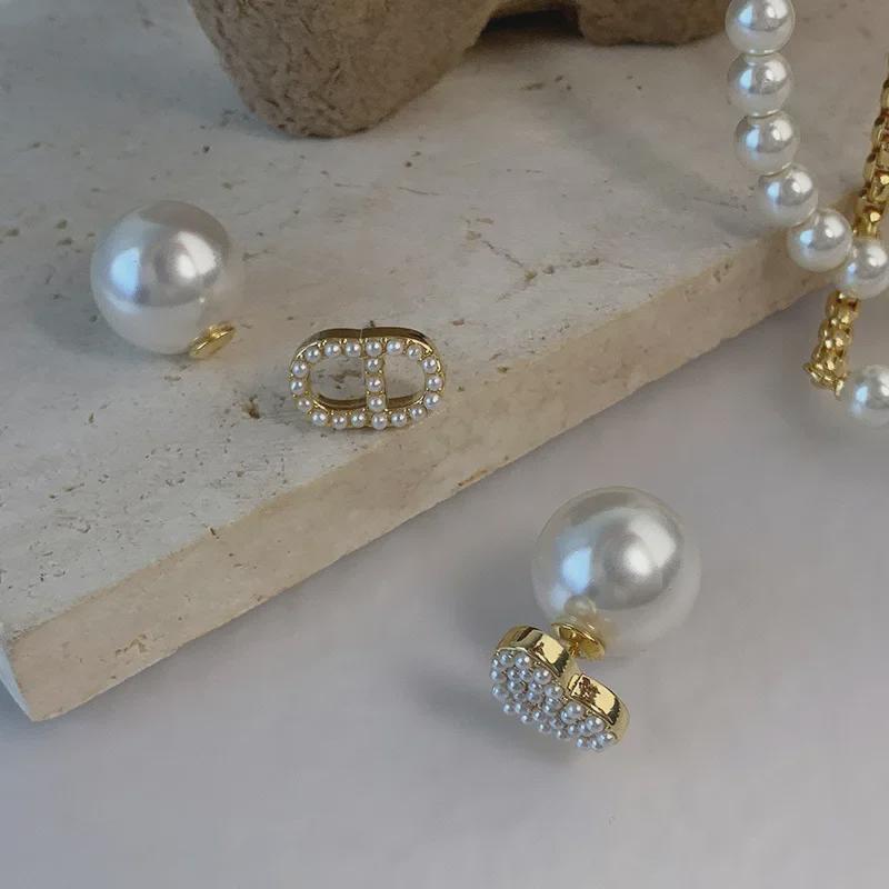 

Pearl Earrings for Women: Retro Niche Love Style
