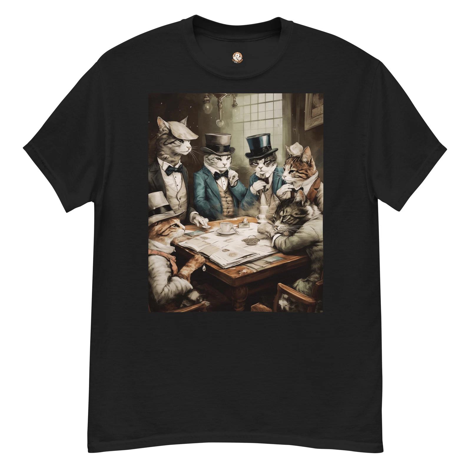 Live With Laughter Novelty Graphic T-Shirt - The Heist (Black) M