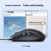 UGREEN MU002 Ergonomic Silent Wired Mouse