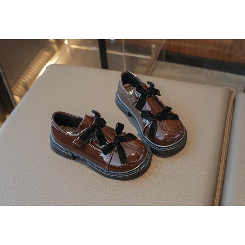 Sweet & Stylish Mary Jane Flats | Double Bowknot Patent Leather Shoes for Girls, Toddler Loafers & Casual Footwear