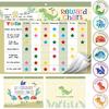 Magnetic Reward Chart for Kids At Home, Behavior Chart Pad with 26 Chore Charts, 1680 Star Stickers, 84 Motivational Stickers To Develop
