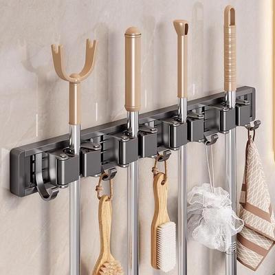 Baihan Wall-Mounted No-Drill Mop and Broom Holder