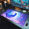 Fox Large Gaming Mousepad XXL Gamer Mouse Pad Office Long Table Accessories Mouse Mat Kawaii Desk Mat For Girl Decorates Bedroom