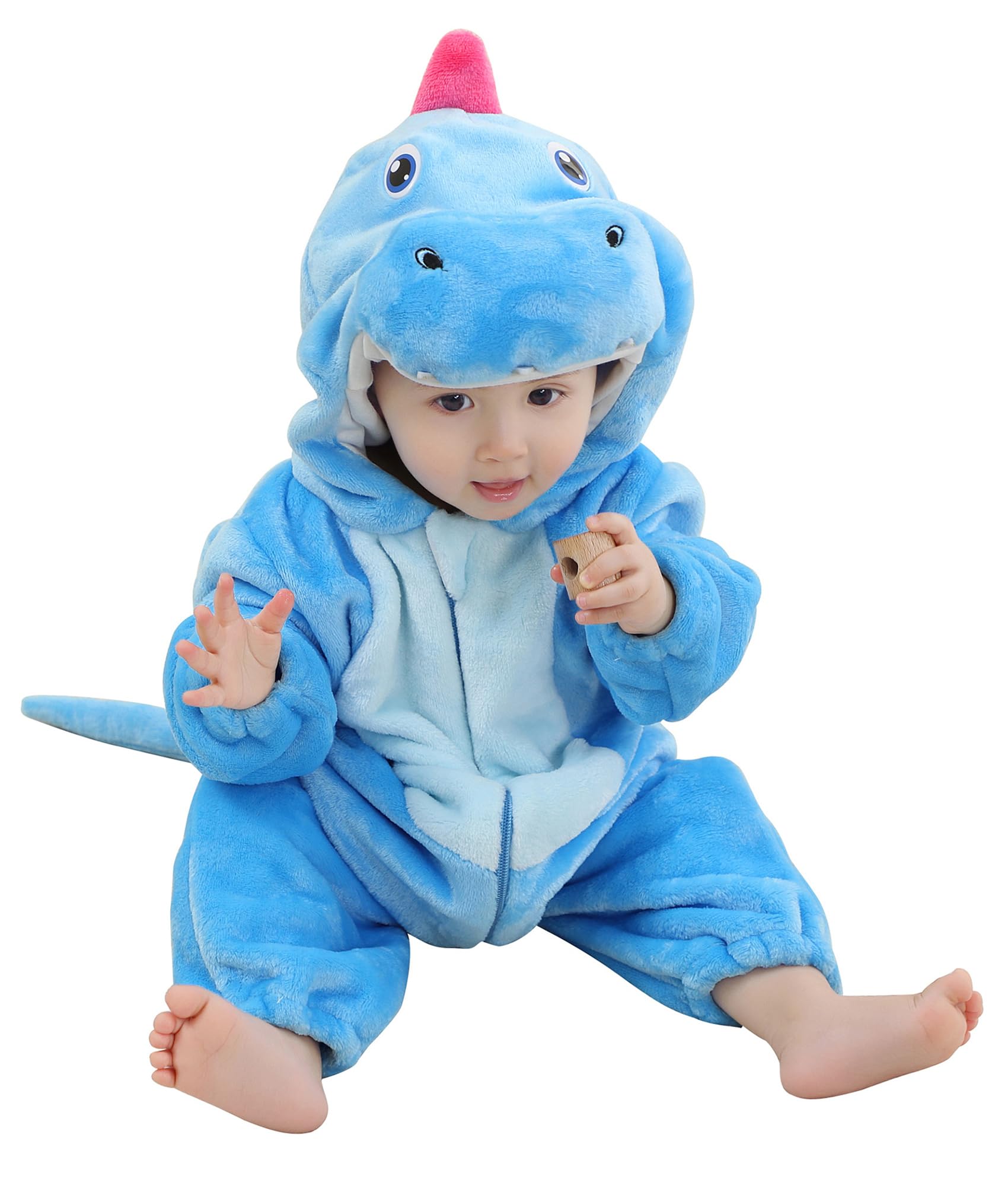 

Maeau Baby Dinosaur Kigurumi Costume for Halloween Kids Winter Christmas Baby Shower Birthday Photo 120 Newborns, Costume, Romper, Coverall, Pajamas,