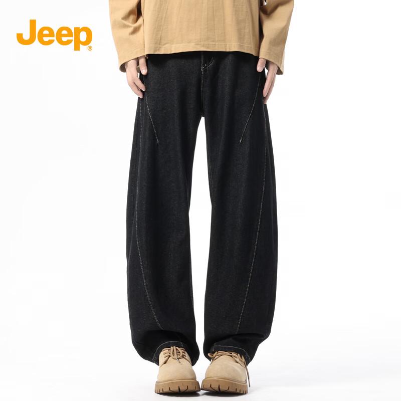 Мужские джинсы JEEP американского стиля, изогнутые XL