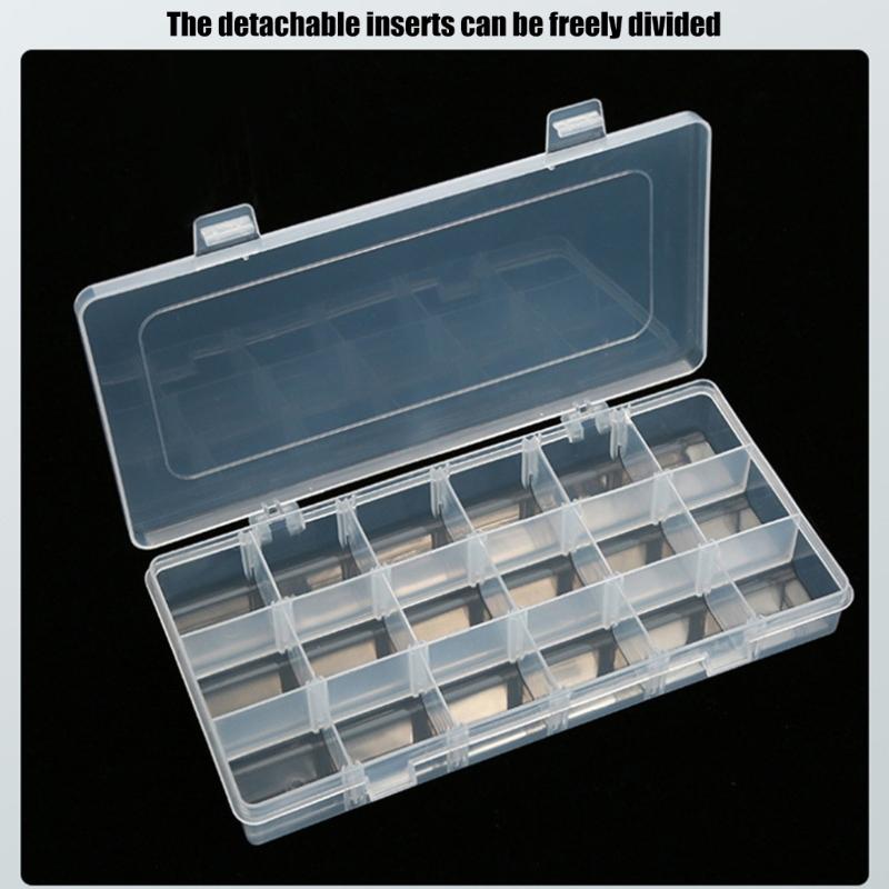 72 Grid Adjustable Tool Box Storage Plastic Storage Box 4 Layer Tool Parts Box Multifunction Storage Organizer
